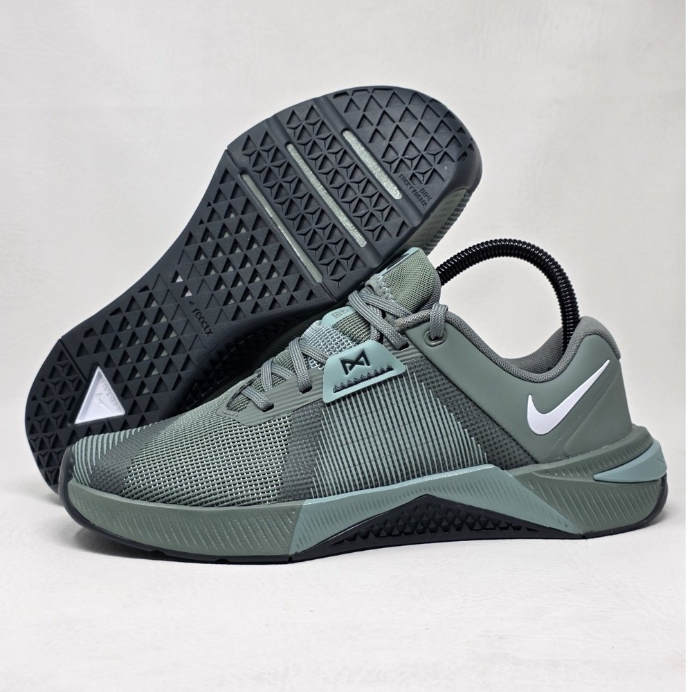 Nike Metcon 10 Size 7 Mens Training Shoes Clay Green Cannon White HJ1875-300 NEW